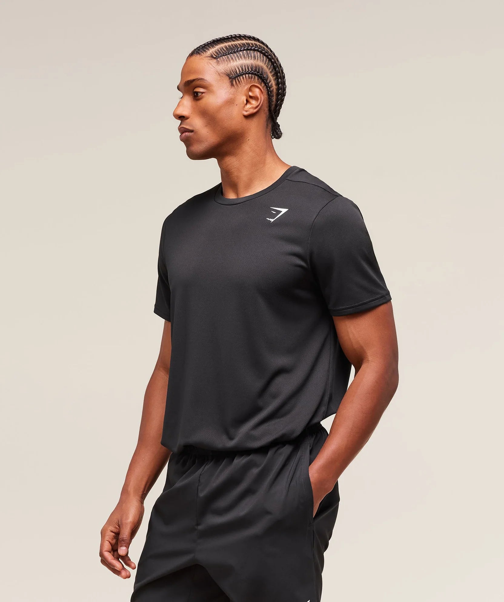 GYMSHARK Arrival Regular Fit T-Shirt Black — Gymshark | Authentic India