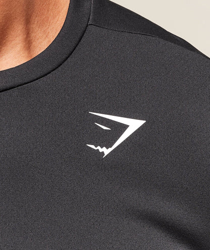 GYMSHARK Arrival Regular Fit T-Shirt Black — Gymshark | Authentic India