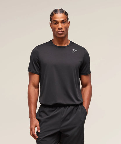 GYMSHARK Arrival Regular Fit T-Shirt Black — Gymshark | Authentic India