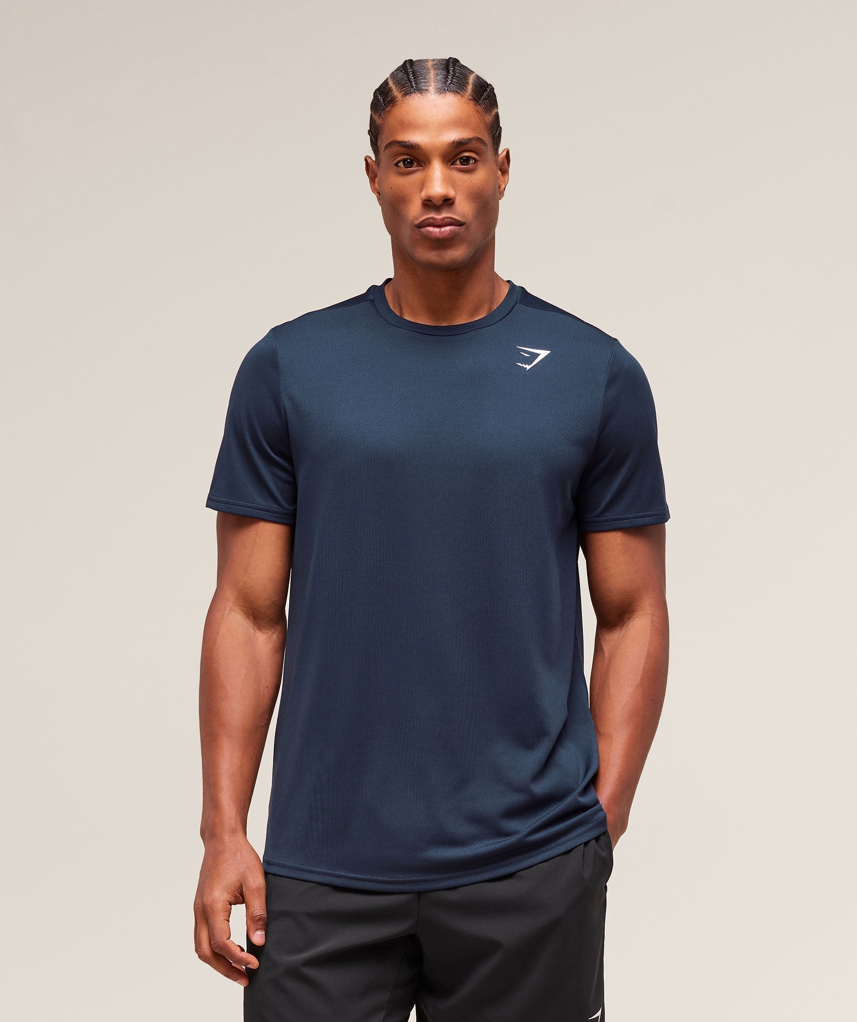 Gymshark Arrival T-Shirt Navy — Gymshark | Authentic India