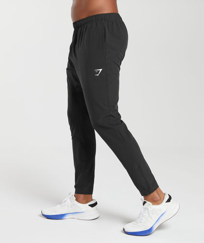 Gymshark Arrival Woven Joggers Black — Gymshark | Authentic India