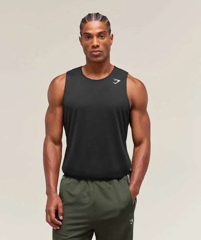 GYMSHARK Arrival Tank Black — Gymshark | Authentic India