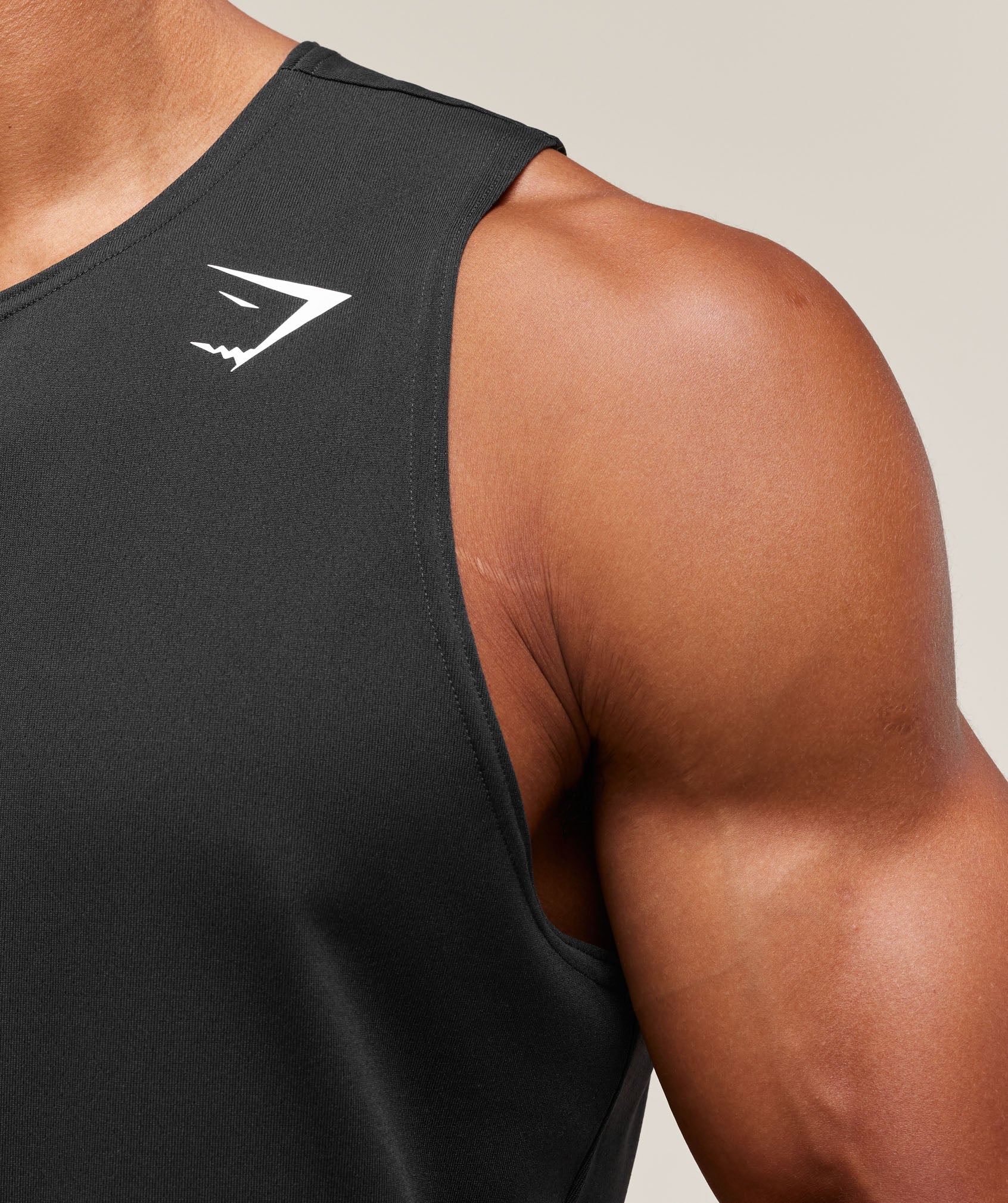 GYMSHARK Arrival Tank Black — Gymshark | Authentic India