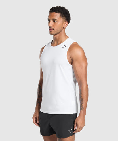 Gymshark Arrival Tank White — Gymshark | Authentic India