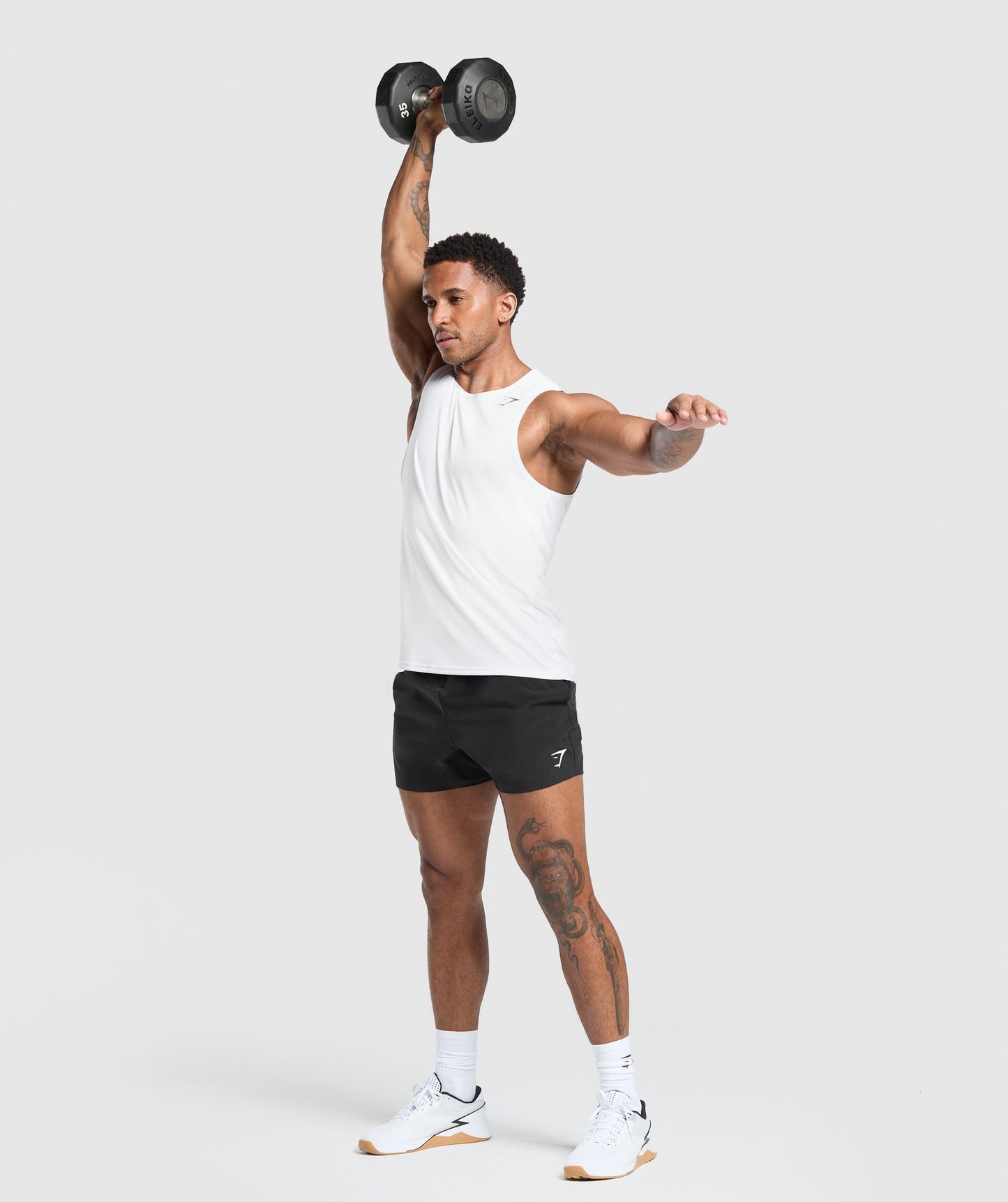 Gymshark Arrival Tank White — Gymshark | Authentic India