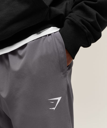 Gymshark Arrival Woven Joggers Silhouette Grey — Gymshark | Authentic India