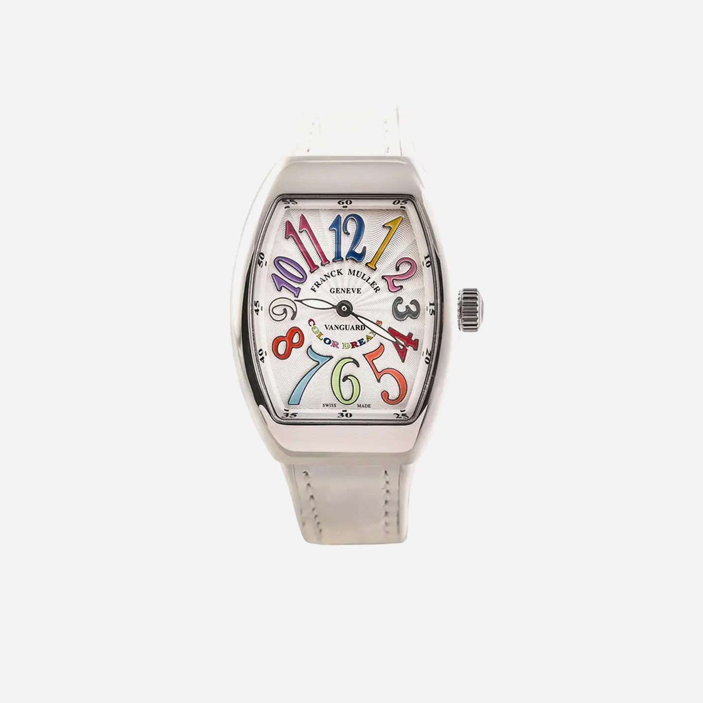Franck Muller Color Dreams White Dial Leather Strap Watch WMNS - AC NR V 32 QZ COL DRM