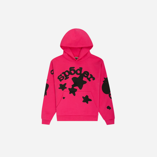 Sp5der Beluga Hoodie Pink