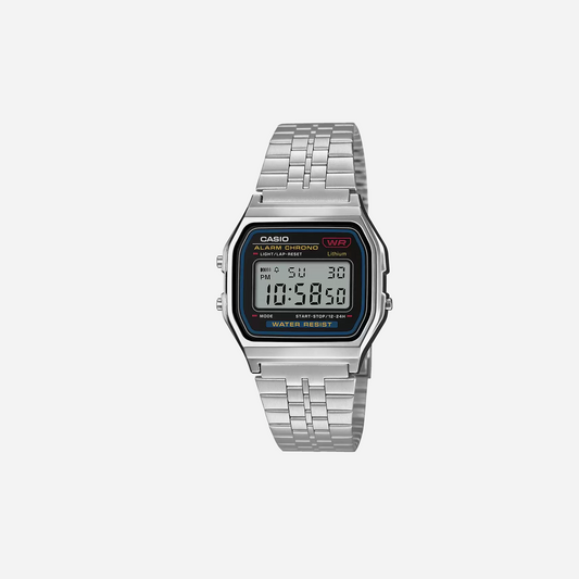 Casio Vintage Collection A159W-N1DF Silver/Black