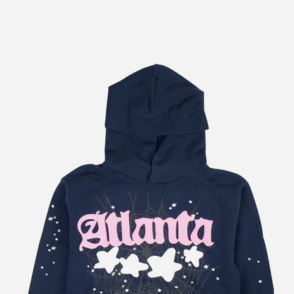 Sp5der Atlanta Hoodie Navy