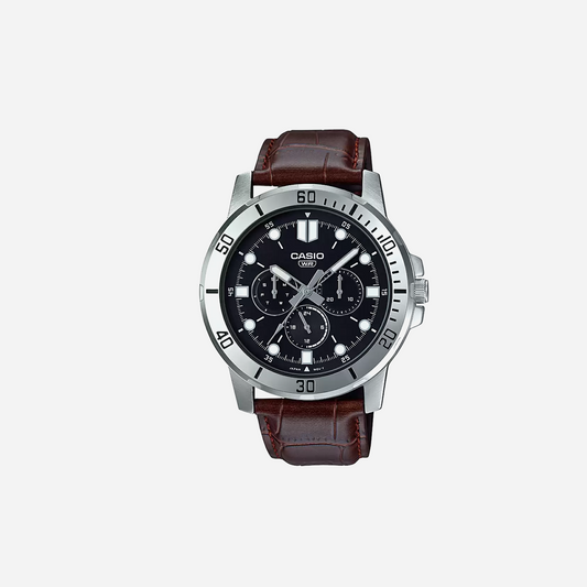 CASIO ENTICER MEN MTP-VD300L-1EUDF Black/Brown