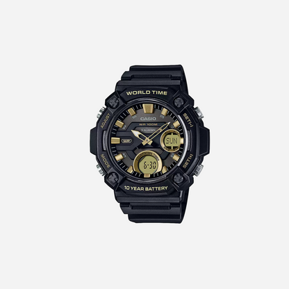 CASIO YOUTH AEQ-120W-9AVDF Black/Yellow