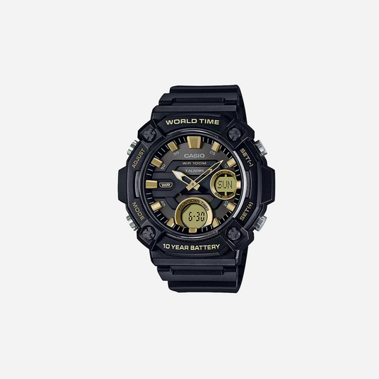 CASIO YOUTH AEQ-120W-9AVDF Black/Yellow