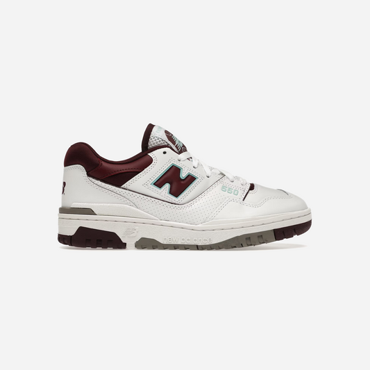 New Balance 550 Burgundy Cyan