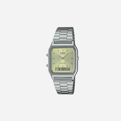 CASIO VINTAGE COLLECTION AQ-230A-9AMQYDF Green