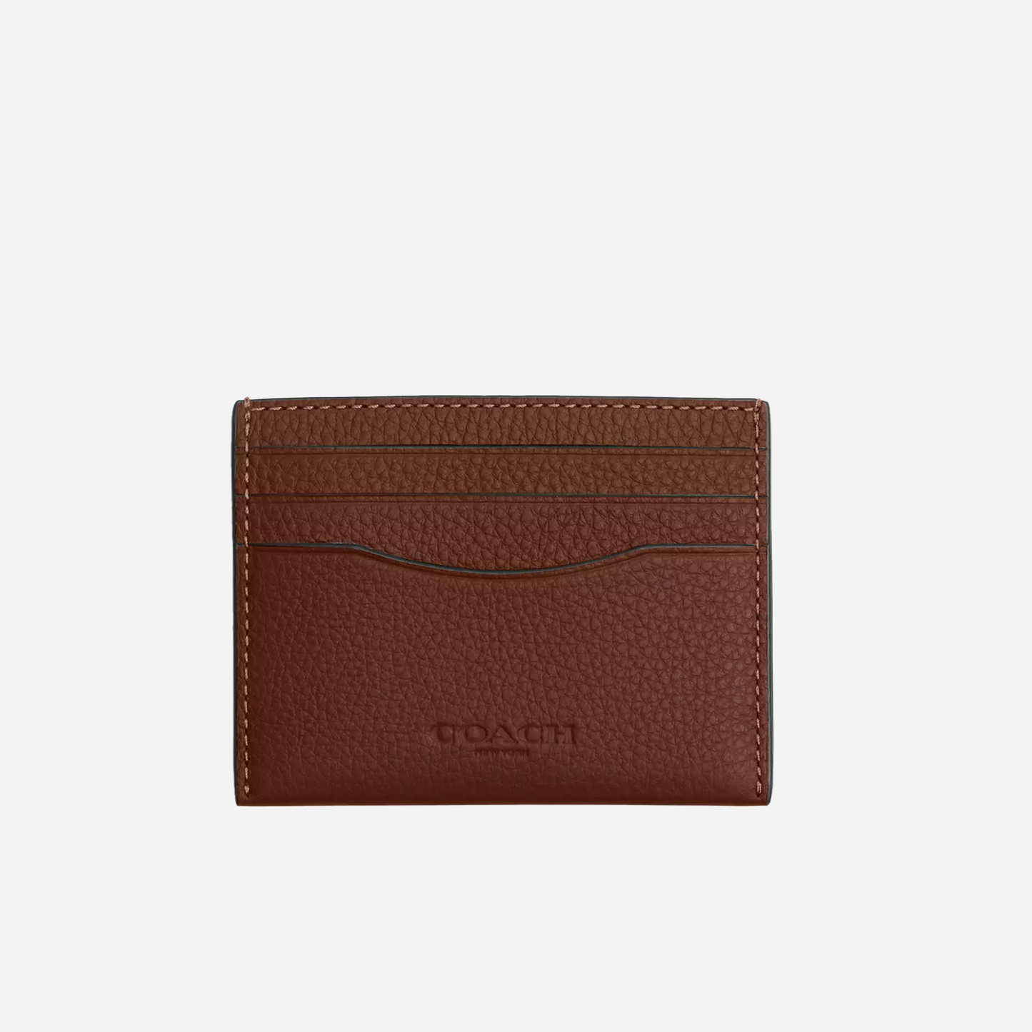 COACH Slim Id Card Case Saddle