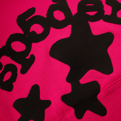 Sp5der Beluga Hoodie Pink