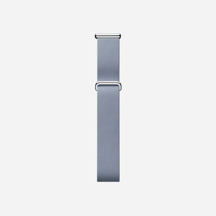 Google Fitbit Air Elevated Modern Band Strap " Moonstone / Polished Silver Stainless Steel Clasp"