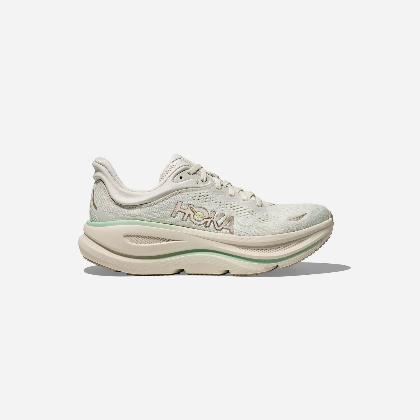 Hoka Bondi 9 Truffle Salt Sea Glass Regular WMNS