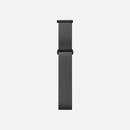 Google Fitbit Air Elevated Modern Band Strap " Obsidian / Matte Black Stainless Steel Clasp"