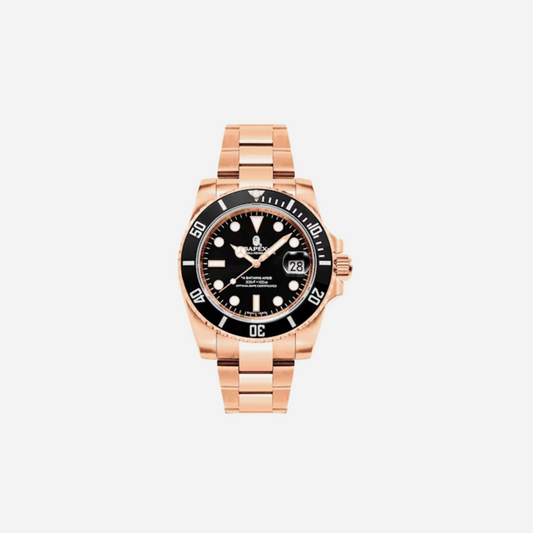 Bape Type 1 Bapex Watch Gold