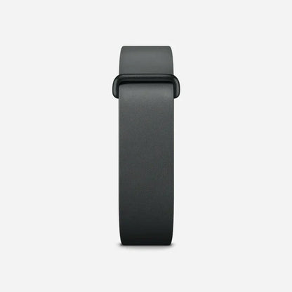 Google Fitbit Air Elevated Modern Band Strap " Obsidian / Matte Black Stainless Steel Clasp"