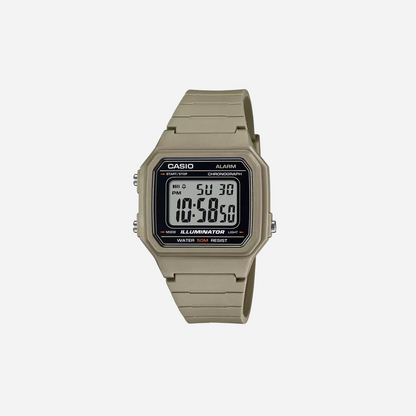 CASIO YOUTH W-217H-5AVDF Olive