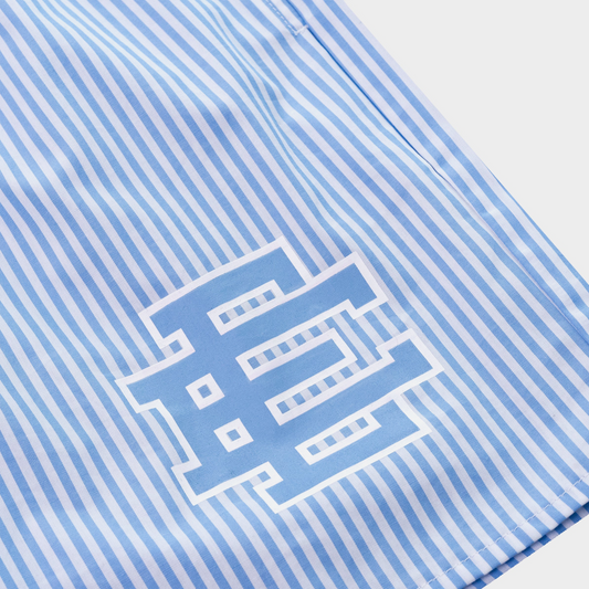 Eric Emanuel Blue Pajama Shorts | Relaxed Comfort & Style