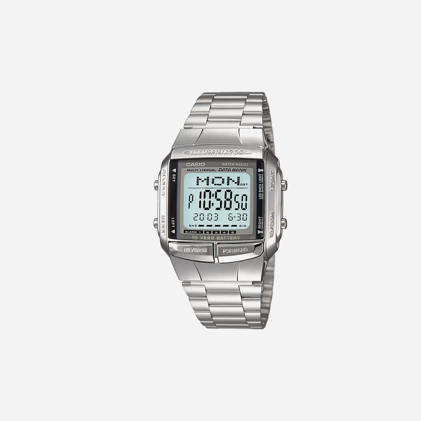 CASIO VINTAGE COLLECTION DB-360-1DF Silver/Blue