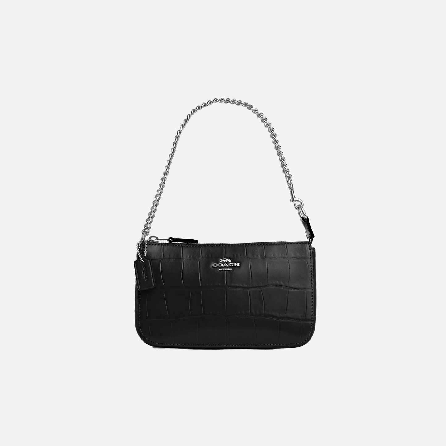 COACH Nolita 19 Silver/Black