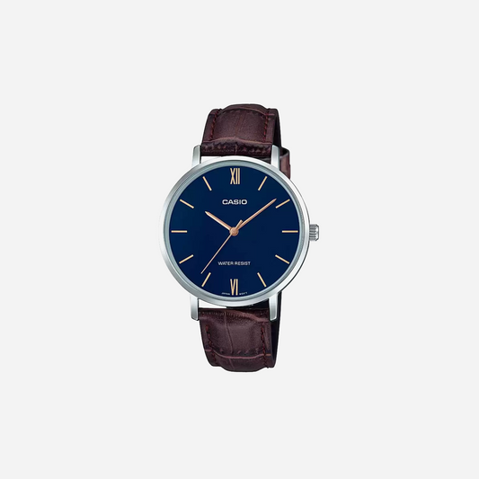 CASIO ENTICER  LTP-VT01L-2BUDF WMNS Navy/Brown