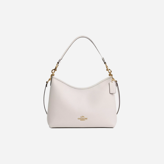 COACH Laurel Shoulder Bag Gold/Chalk