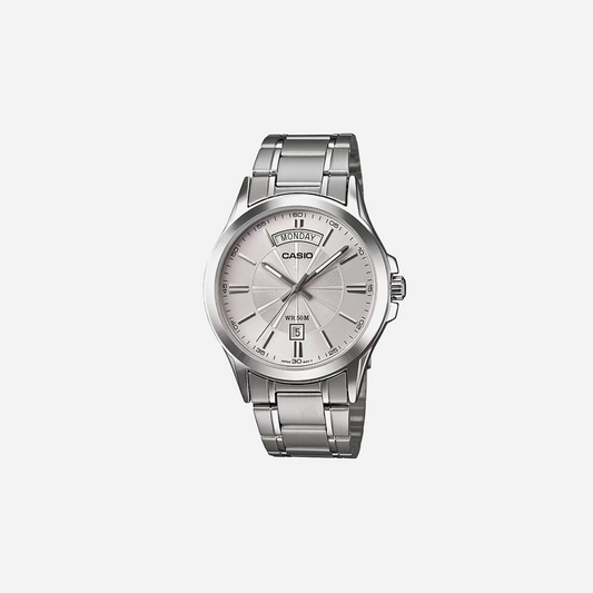 CASIO ENTICER MEN MTP-1381D-7AVDF Silver