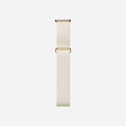 Google Fitbit Air Elevated Modern Band Strap "Porcelain / Polished Champagne Gold Stainless Steel Clasp"