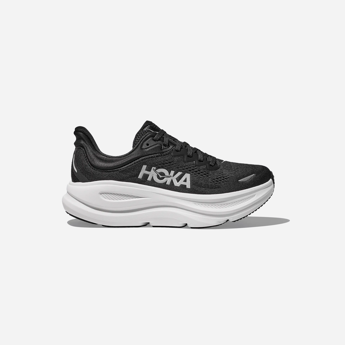 Hoka Bondi 9 Black White WMNS