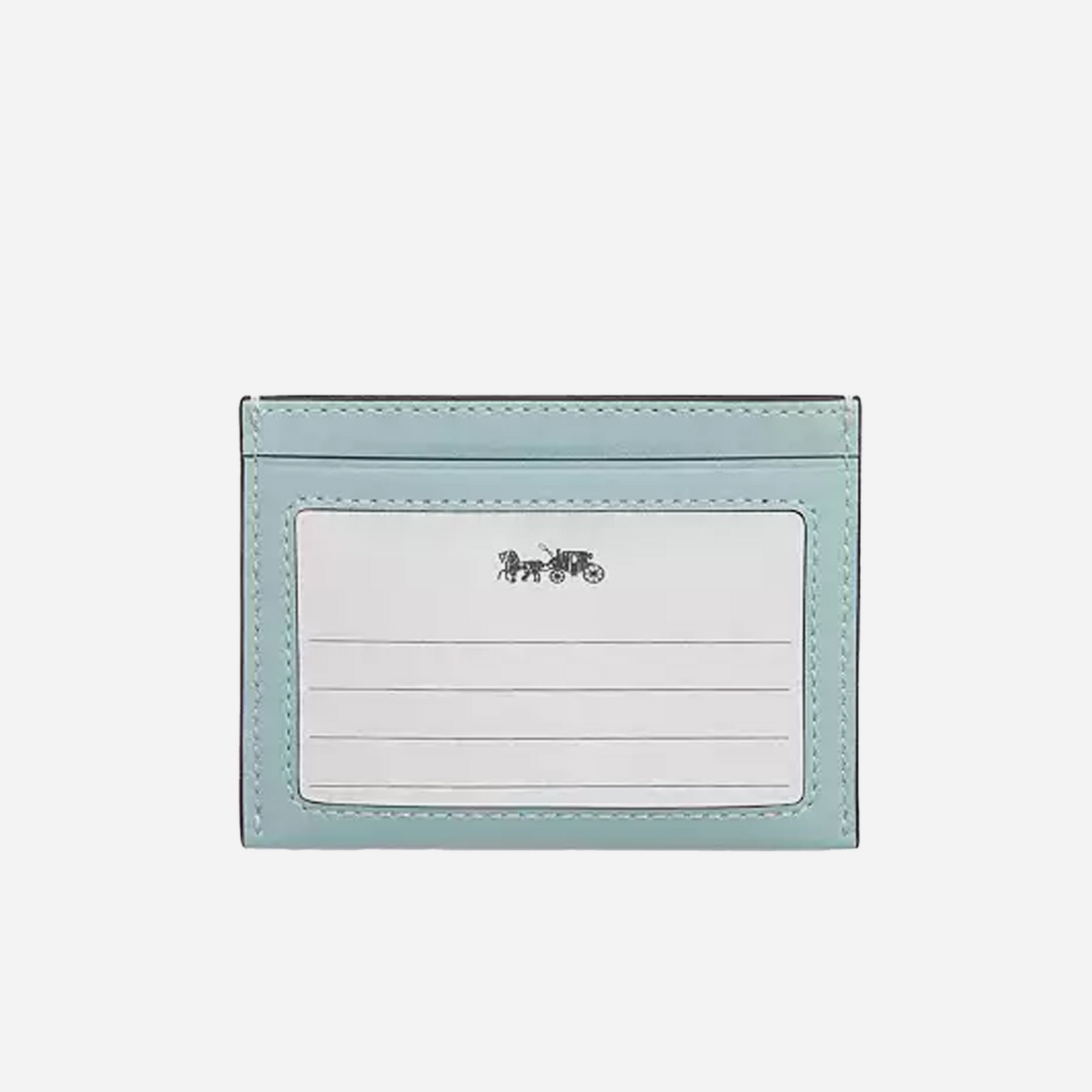 COACH Slim Id Card Case Light Blue