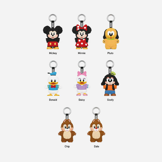 Pop Mart Disney Mickey Family Together Series Plush Keychain Single Blind Box