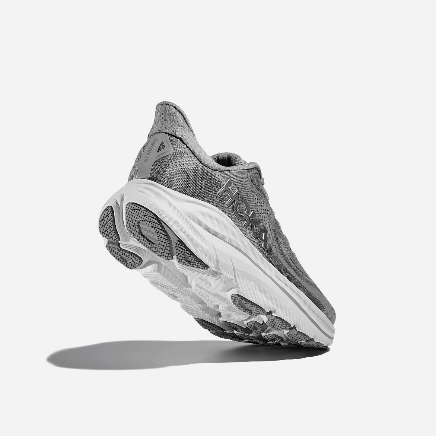 Hoka Clifton 10 Stellar Grey Galactic WMNS