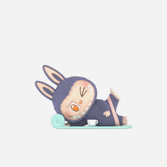 Pop Mart The Monsters Labubu Lazy Yoga Series Americano Figure