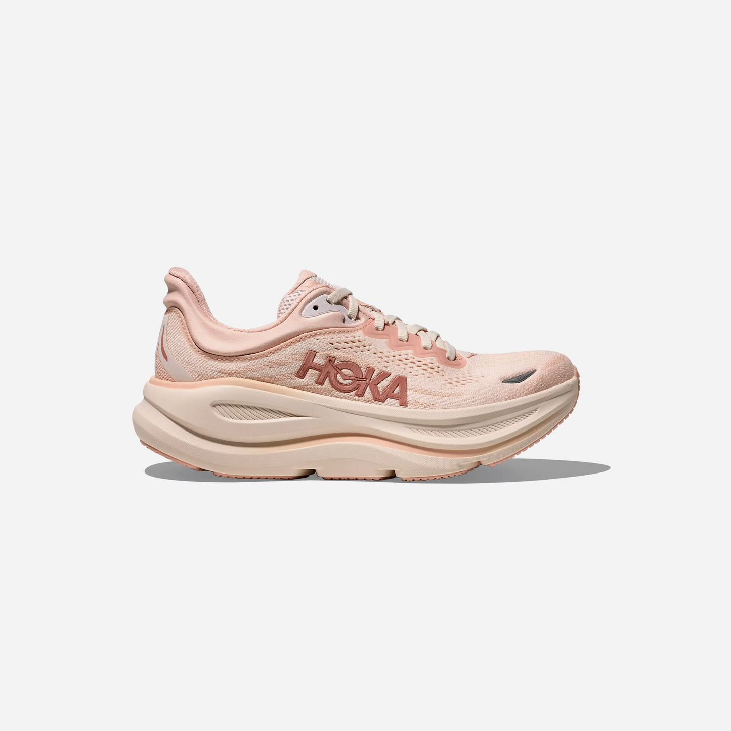 Hoka Bondi 9 Rose Latte Cream WMNS