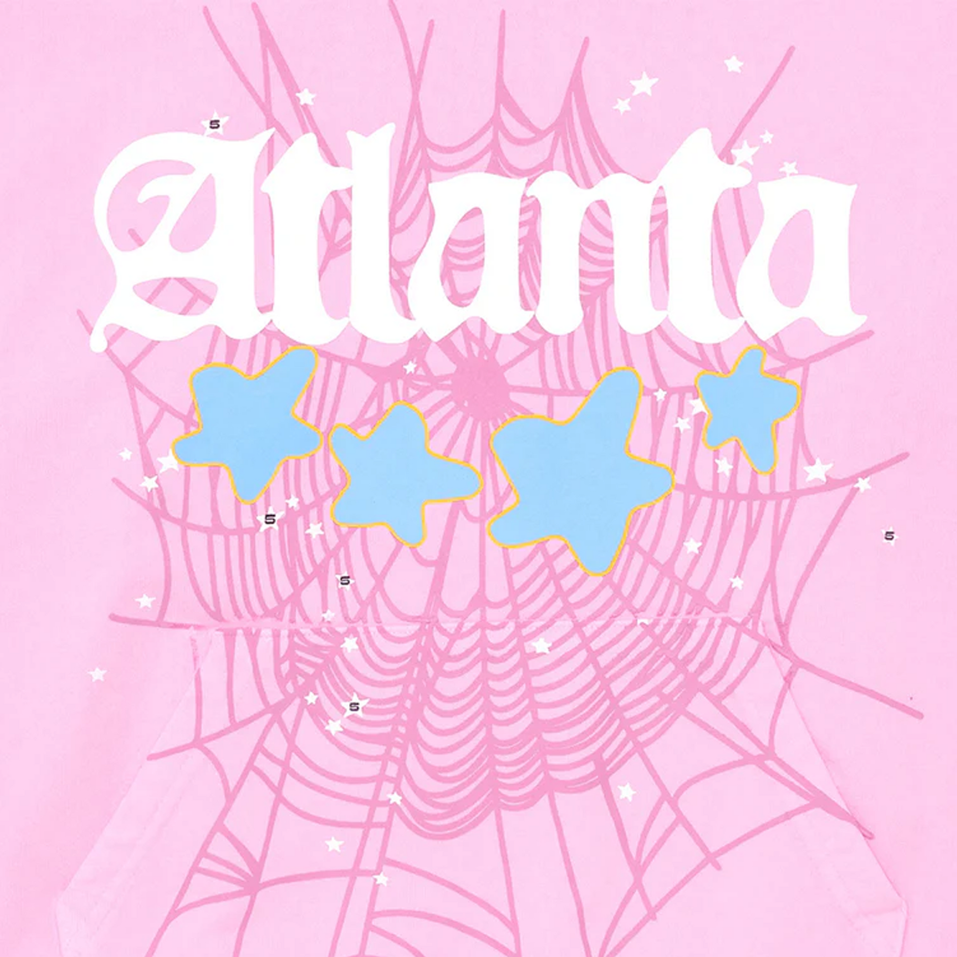 Sp5der Atlanta Hoodie Pink