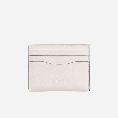 COACH Slim Id Card Case Chalk