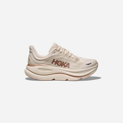 Hoka Bondi 9 Oat Milk Rose Gold WMNS