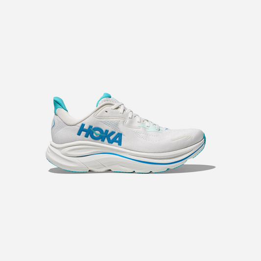 Hoka Clifton 10 White Skyward Blue Regular