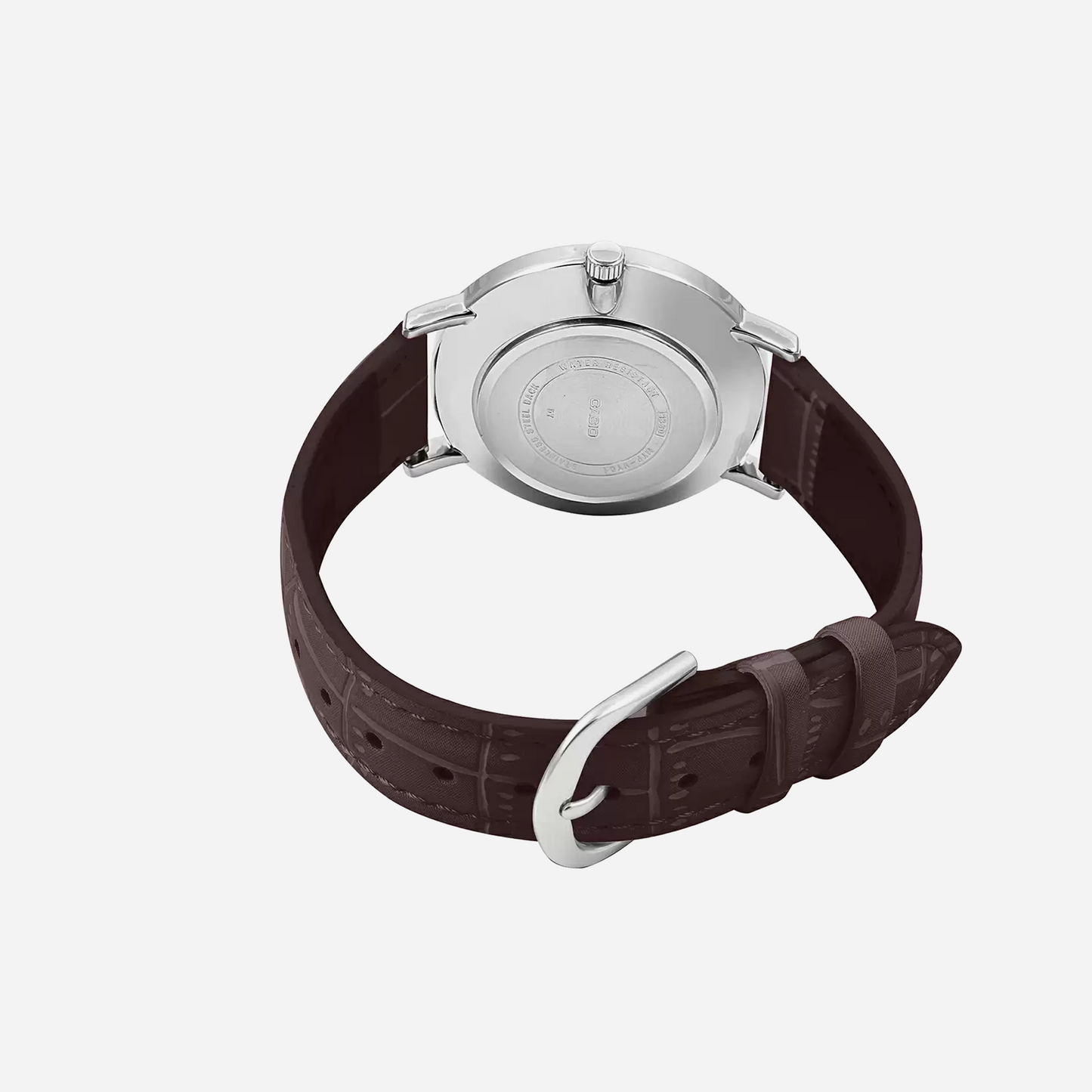 CASIO ENTICER MEN MTP-VT01L-7B2UDF Silver/Brown