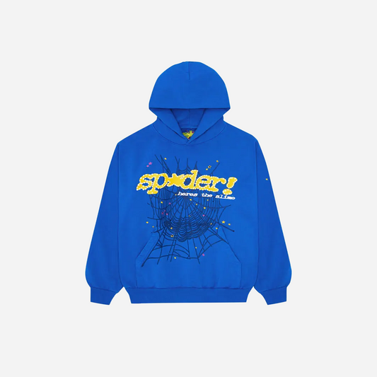 Sp5der TC Hoodie Blue