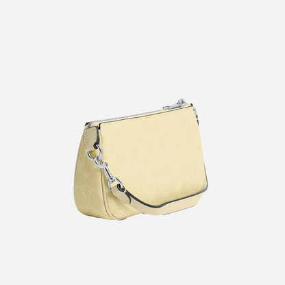 COACH Nolita 19 In Signature Canvas Silver/Hay