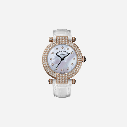Franck Muller Cielo Mother of Pearl Dial Leather Strap Watch WMNS - 3680 SC FO D 2R IND CD MOP CIELO 5N