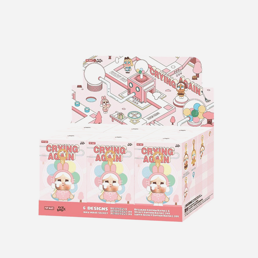 Pop Mart CryBaby Crying Again Series Vinyl Face Plush Blind Box