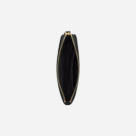 COACH Corner Zip Wristlet Black/Gold